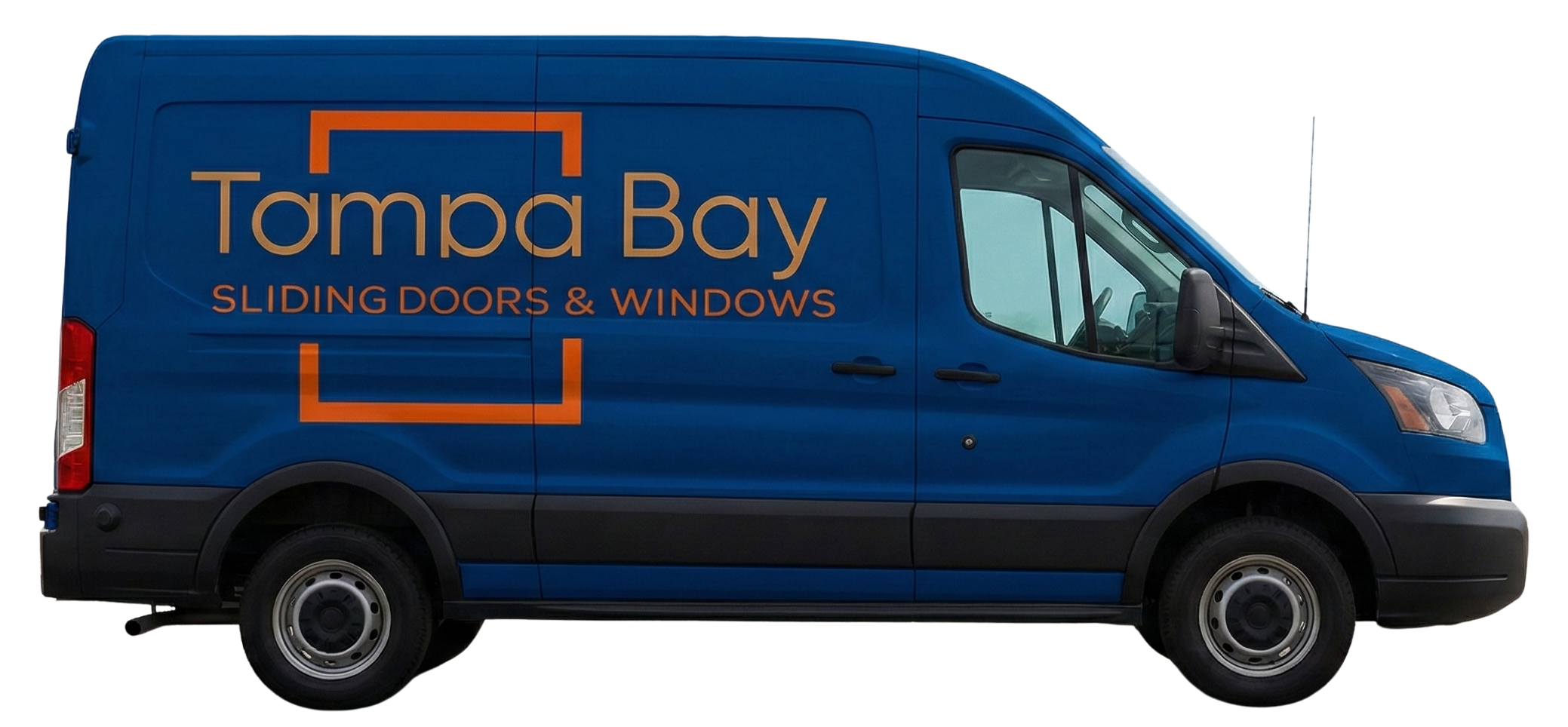 Tampa Bay Sliding Doors service van